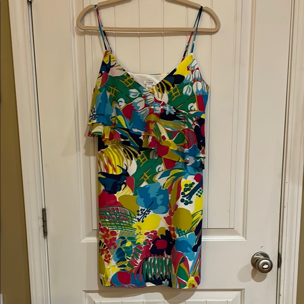 J Crew size 2 Colorful Floral Women's Dress